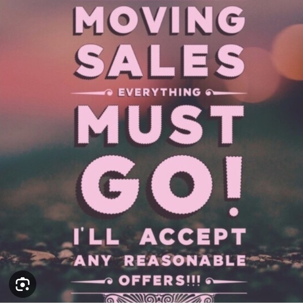 Moving Sale Poster